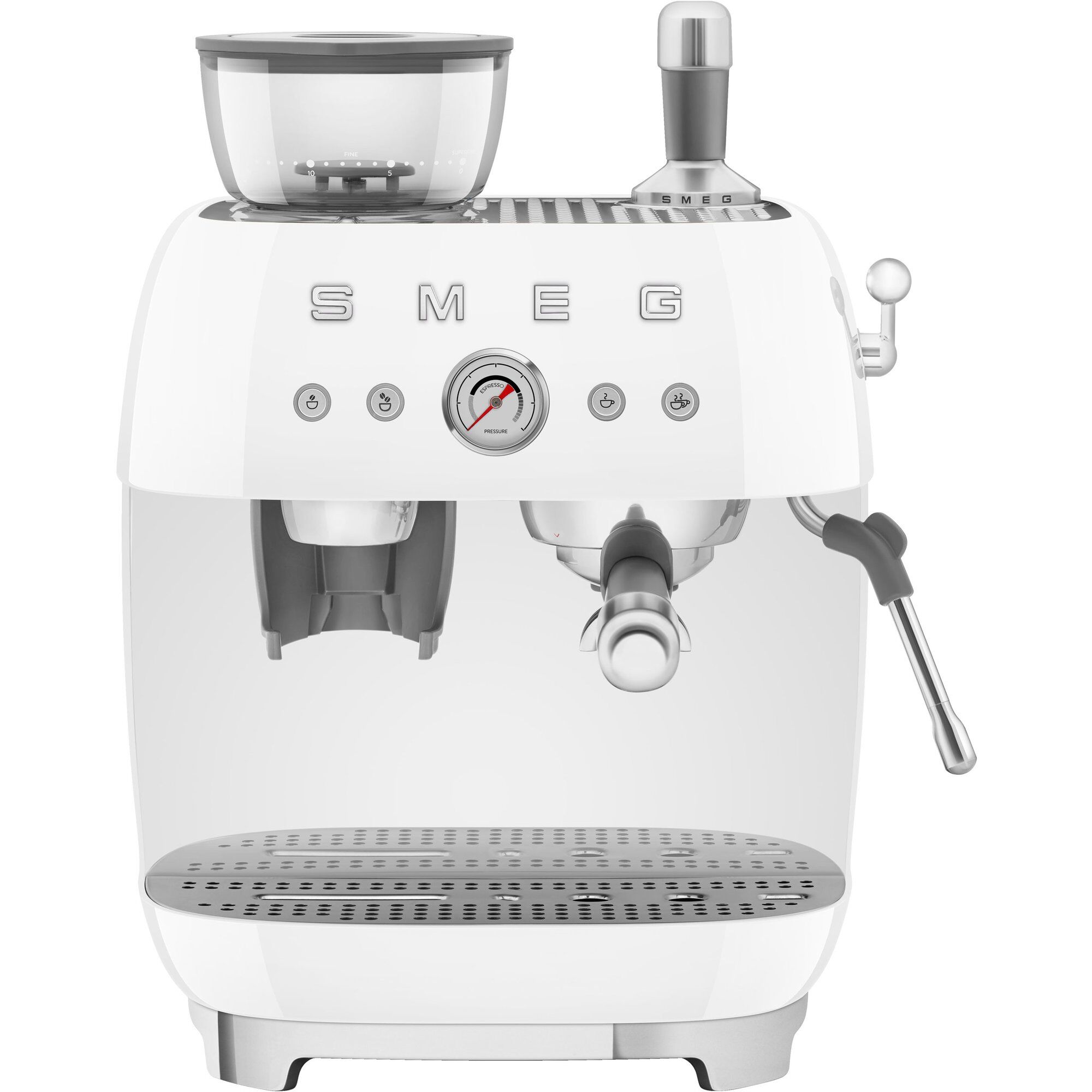Egf03 Manuel Espressomaskine  Hvid