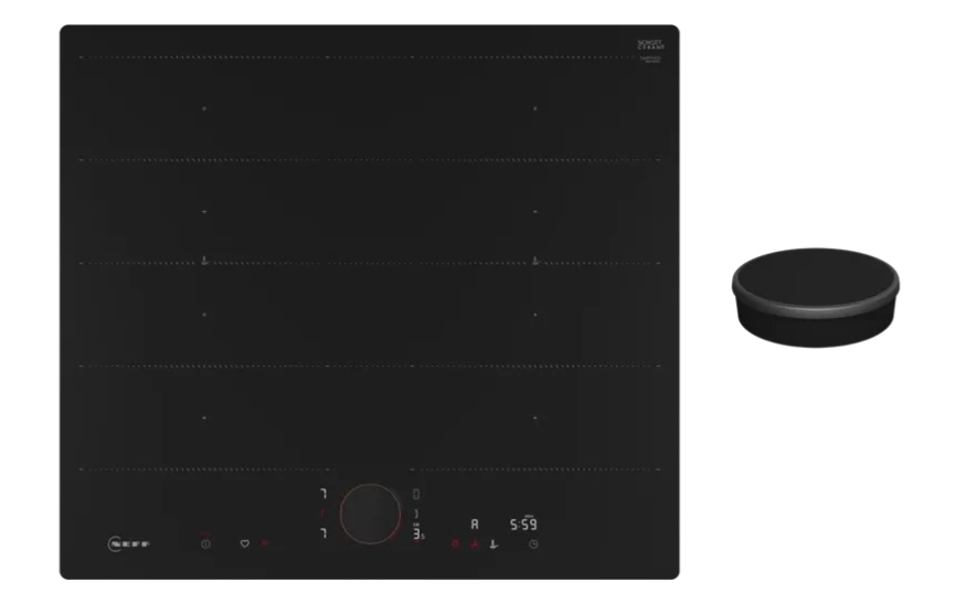 Induktionskogeplade 60 Cm Sort  Planmontering Neff N90 Anthracite Grey