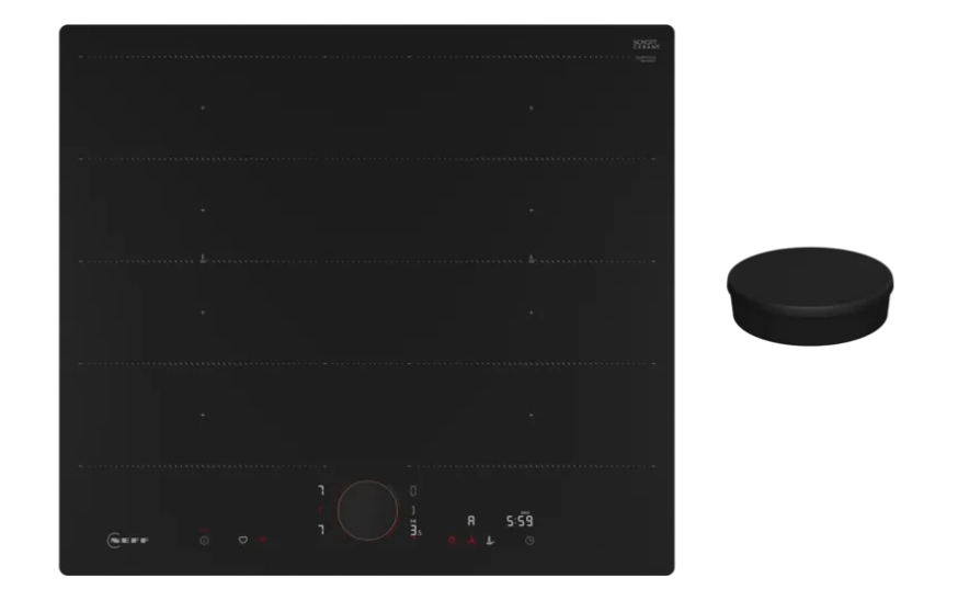 Induktionskogeplade 80 Cm Sort  Planmontering Neff N70 Deep Black