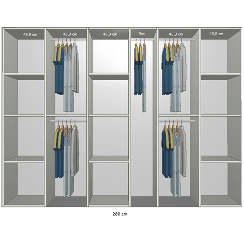 Inventar Fra Bredde 260 Cm Til 280 Cm Model
