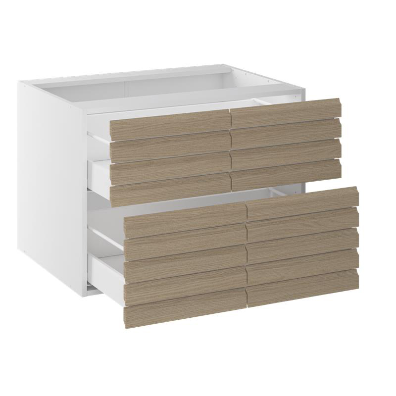 Kitchn Badvaskeskab Lav -delt Stave Skuffer Washington :576 :1200 :450