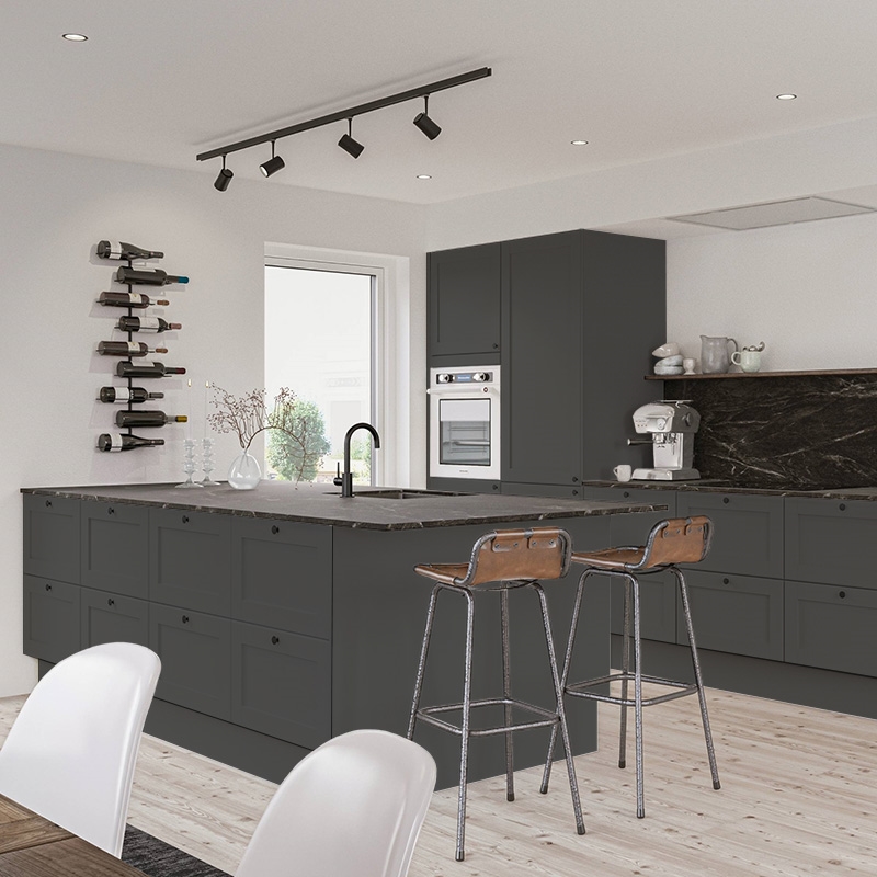 Kitchn Half Risk Opmåling Uden Montering