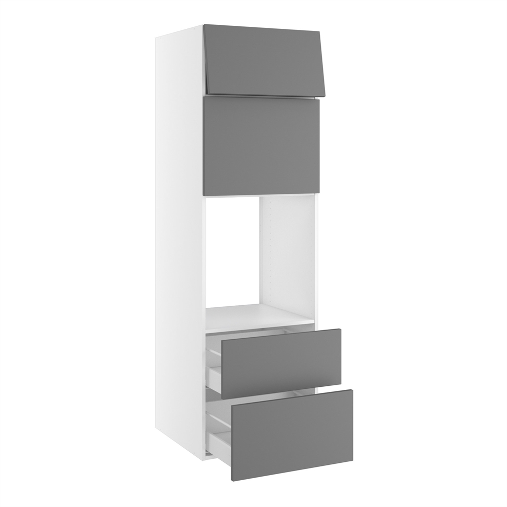 Kitchn Højskab Til Ovn Micro Nichemål 592x567 Mm Skuffer :316 Og 252 Liftdoor :444 Toplåge :316 :1952 :580 :600