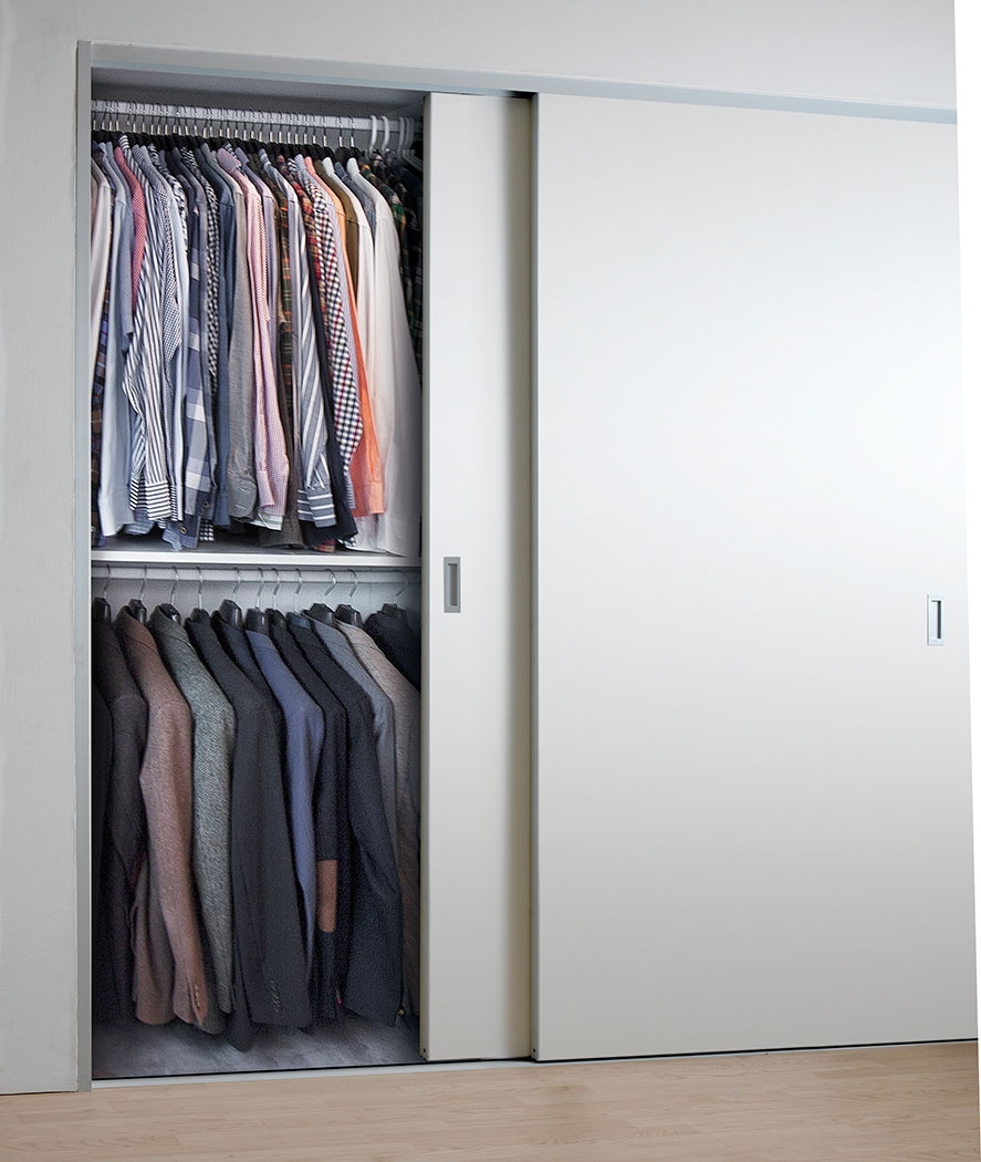 Mogensen Plano Skydelåger På Mål Til Garderobe Med   Låger Total Bredde 100 Til 130 Cm