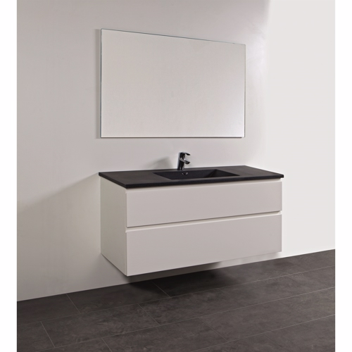 Multi-living Hvid Grebsfri Small Bad Underskab Med Skuffer Og Vaskebordplade