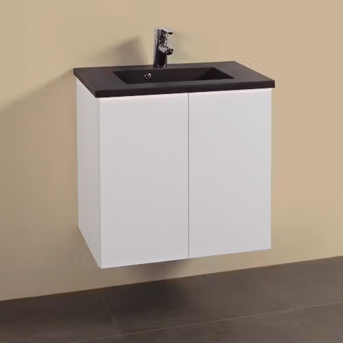 Multi-living Hvid Grebsfri Small Bad Underskab Med Låger Og Vaskebordplade