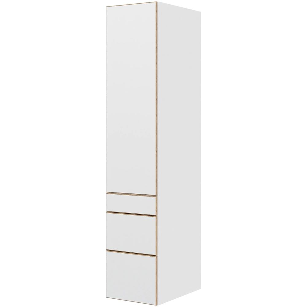 Multi-living Køkken Garderobeskab London : 195 Cm : 60 Cm Låge Og Skuffer Fuldudtræk Softclose Bredde: 40 Cm