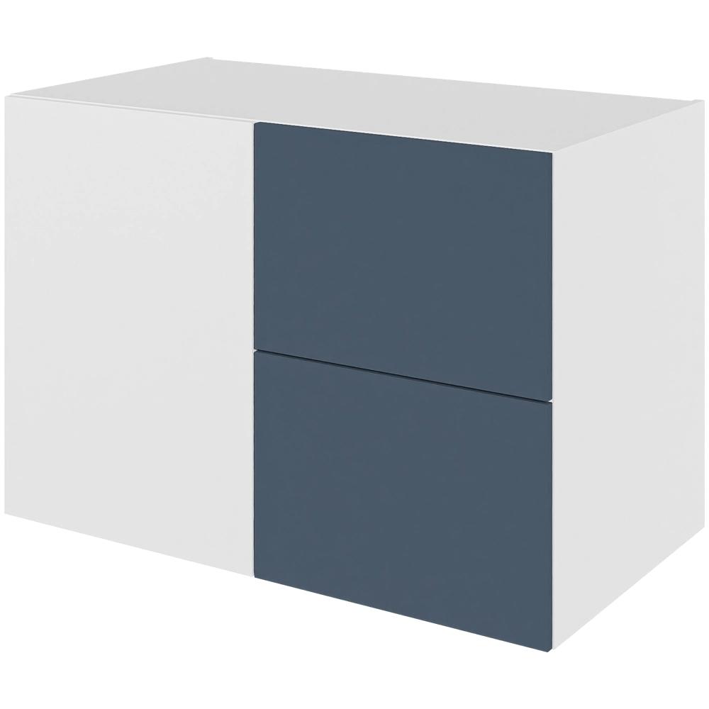 Multi-living Køkken Hjørneskab Cibo Blue : 70 Cm : 60 Cm Le Mans Karrusel Skuffe Look Bredde: 100 Cm