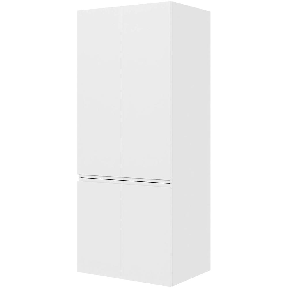 Multi-living Køkken Højskab Hvid Grebsfri Tomt : 195 Cm : 60 Cm Låge Bredde: 80 Cm