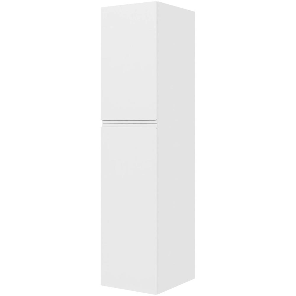 Multi-living   Linnedskab 50â Cm Med   Hylder    Bakker Og To-delt Låge Deludtræk