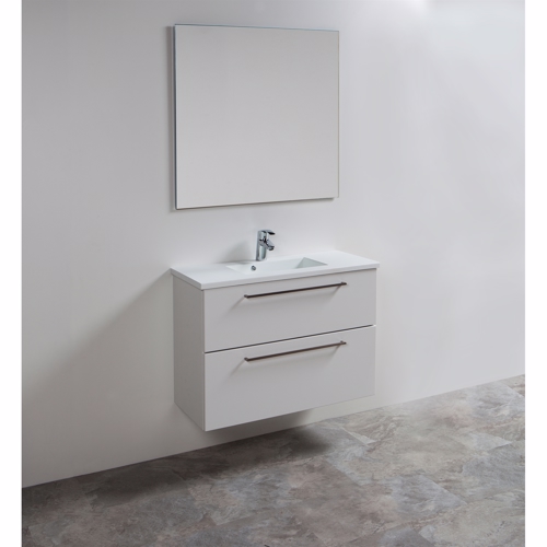 Multi-living Small Bad Underskab Med Skuffer Og Vaskebordplade