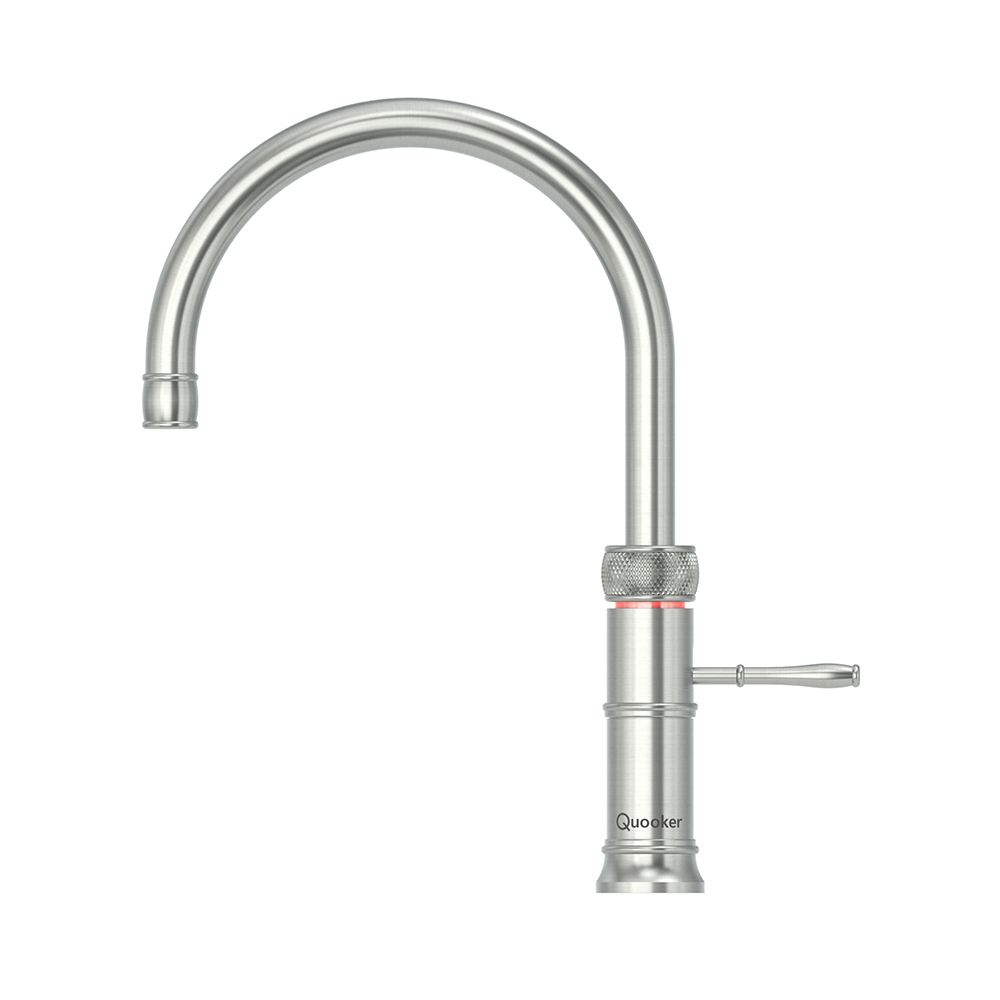 Quooker Classic Fusion Round Rustfrit Stål Uden Beholder