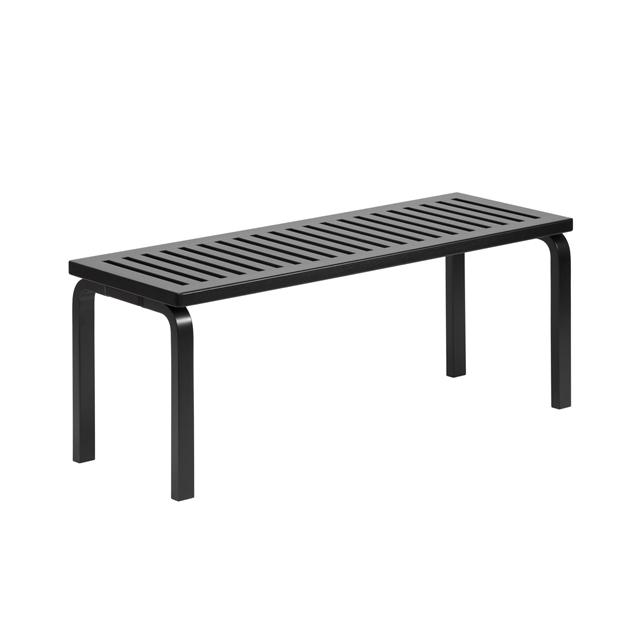 Artek 153 Bænk Size   L112   Cm Sort Lakeret Birk