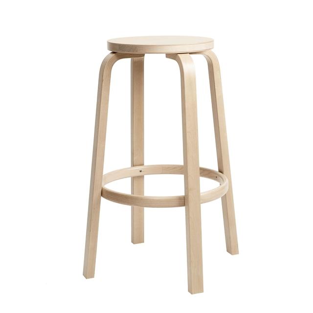 Artek 64 Barstol H75 Cm Birk