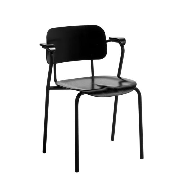 Artek Lukki Spisebordsstol Sort