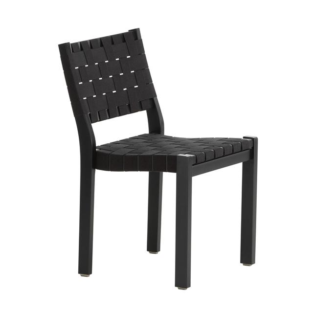 Artek 611 Spisebordsstol Sort