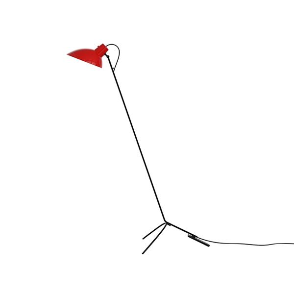 Astep Vv Cinquanta Gulvlampe Sort Rød