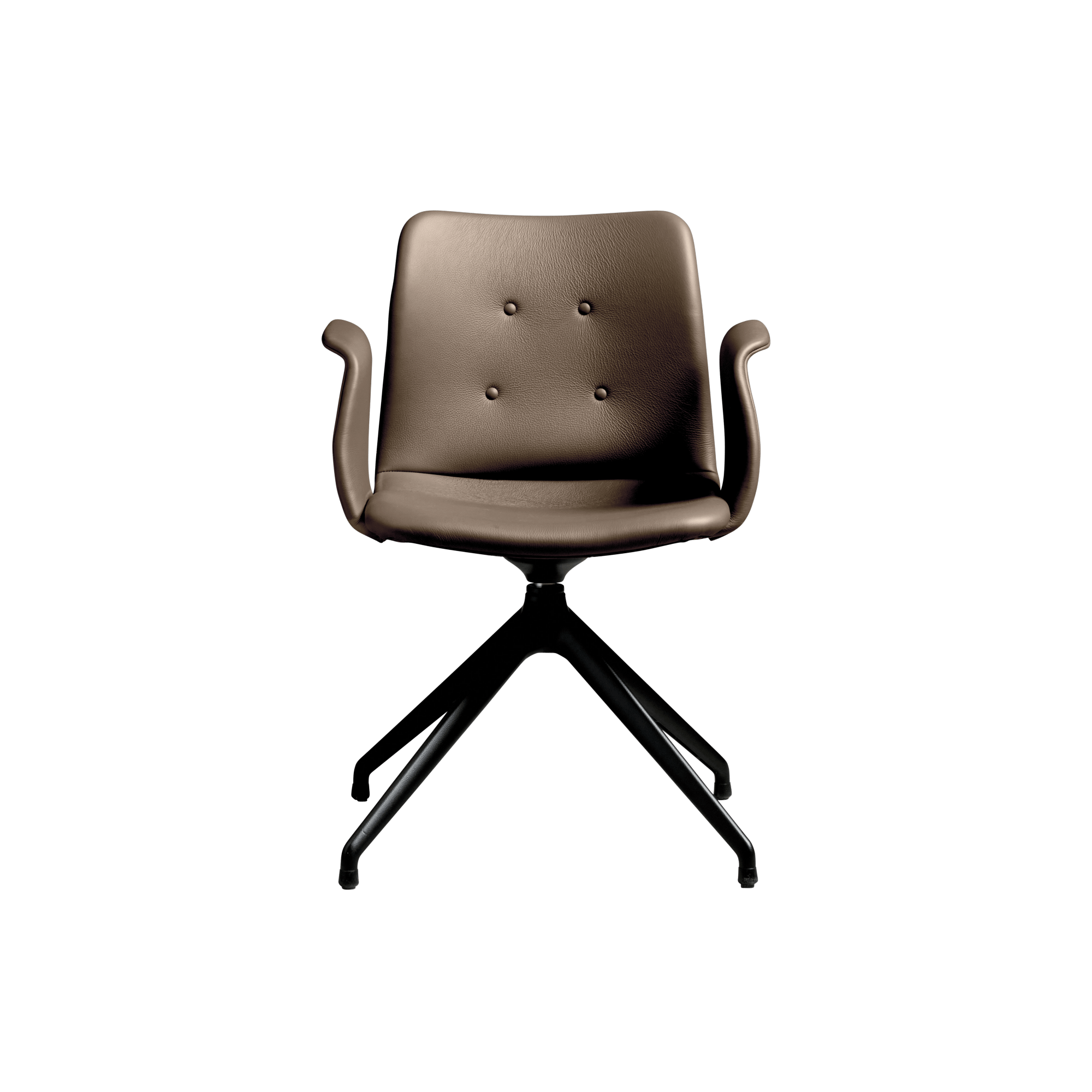 Bent Hansen Primum  -star Spisebordsstol Med Swivel Sort Zenso   292