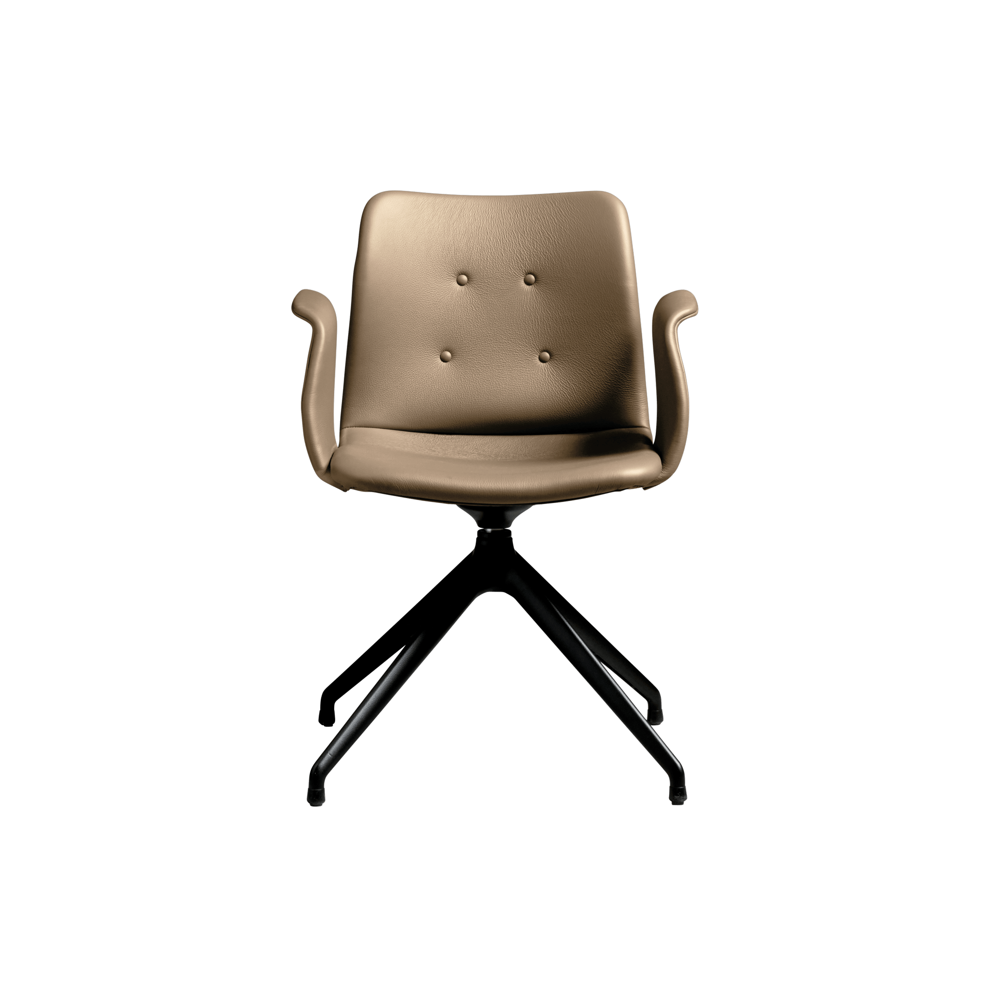 Bent Hansen Primum  -star Spisebordsstol Med Swivel Sort Zenso   228