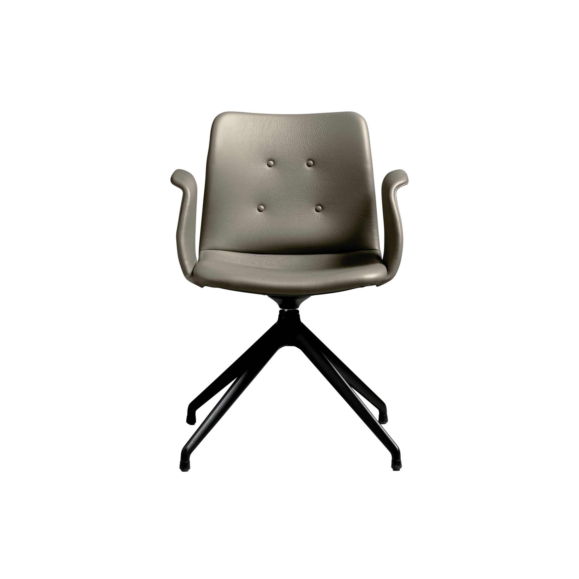 Bent Hansen Primum  -star Spisebordsstol Med Swivel Sort Zenso   214