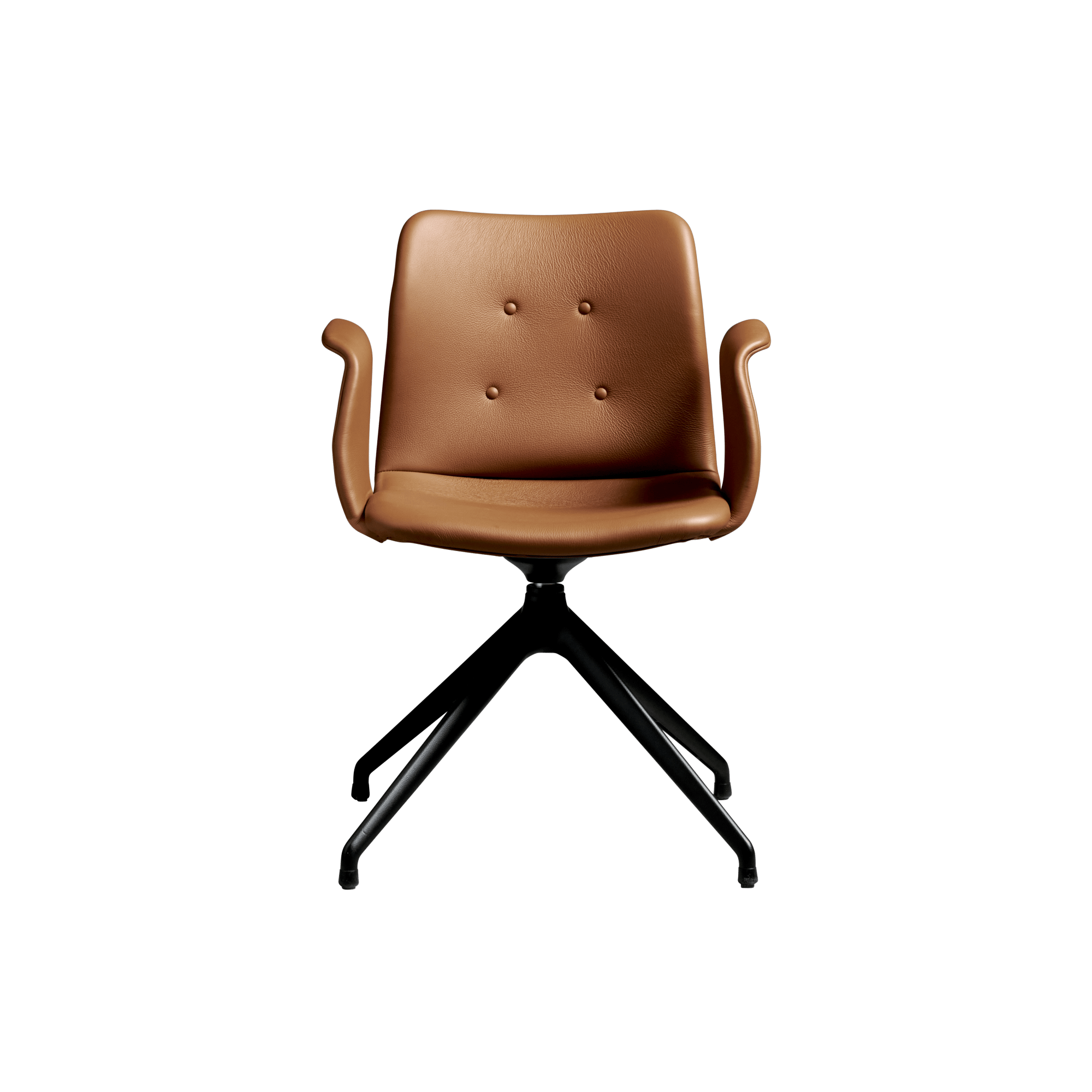 Bent Hansen Primum  -star Spisebordsstol Med Swivel Sort Zenso   223