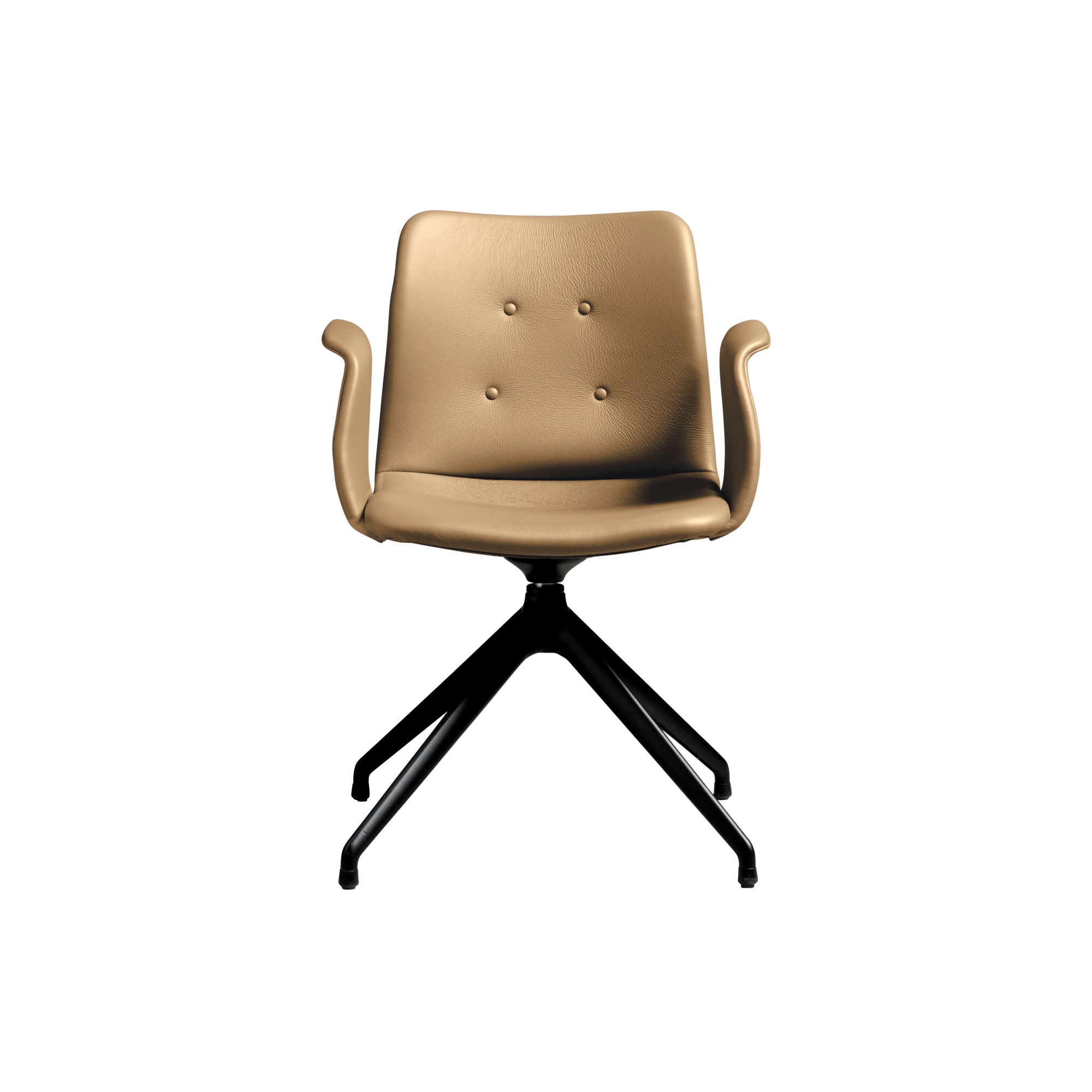 Bent Hansen Primum  -star Spisebordsstol Med Swivel Sort Zenso   261