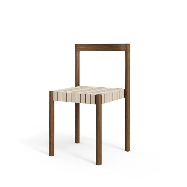 Brdr  Krüger Ekko Spisebordsstol Røget Eg Natural Linned