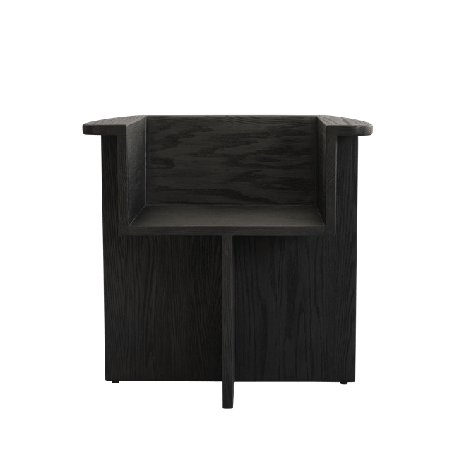 101 Copenhagen Brutus Spisebordsstol Coffee Black Eg