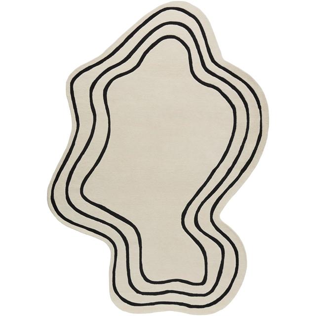 Decotique Curve Gulvtæppe 250x350 Off White