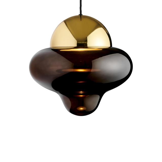 Design By Us Nutty   Pendel Brun Guld