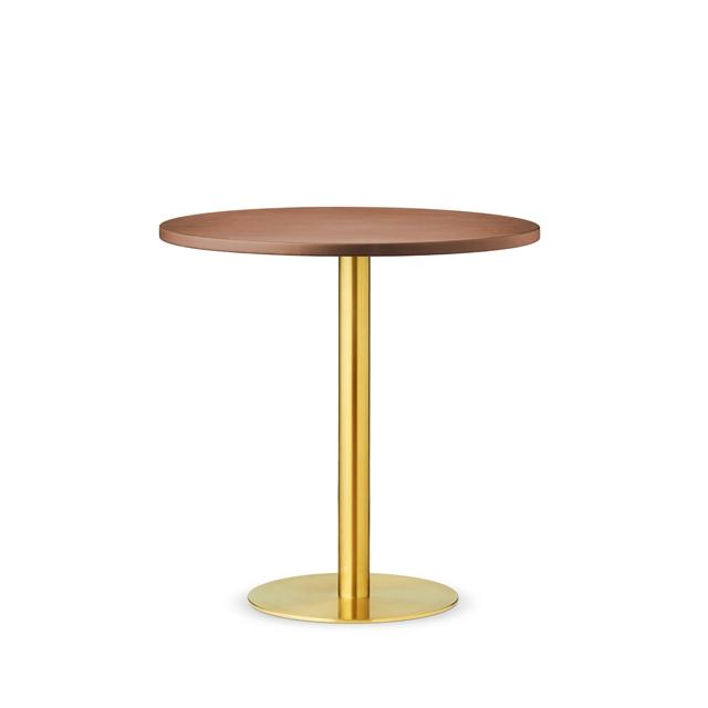 Design By Us Skins Sofabord ø74 Guld Brandy