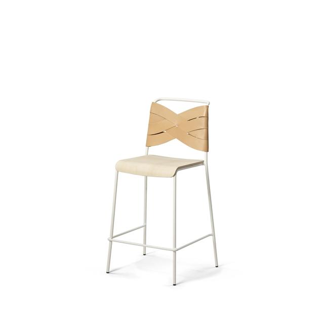 Design House Stockholm Torso Barstol Hvid Ask Natural