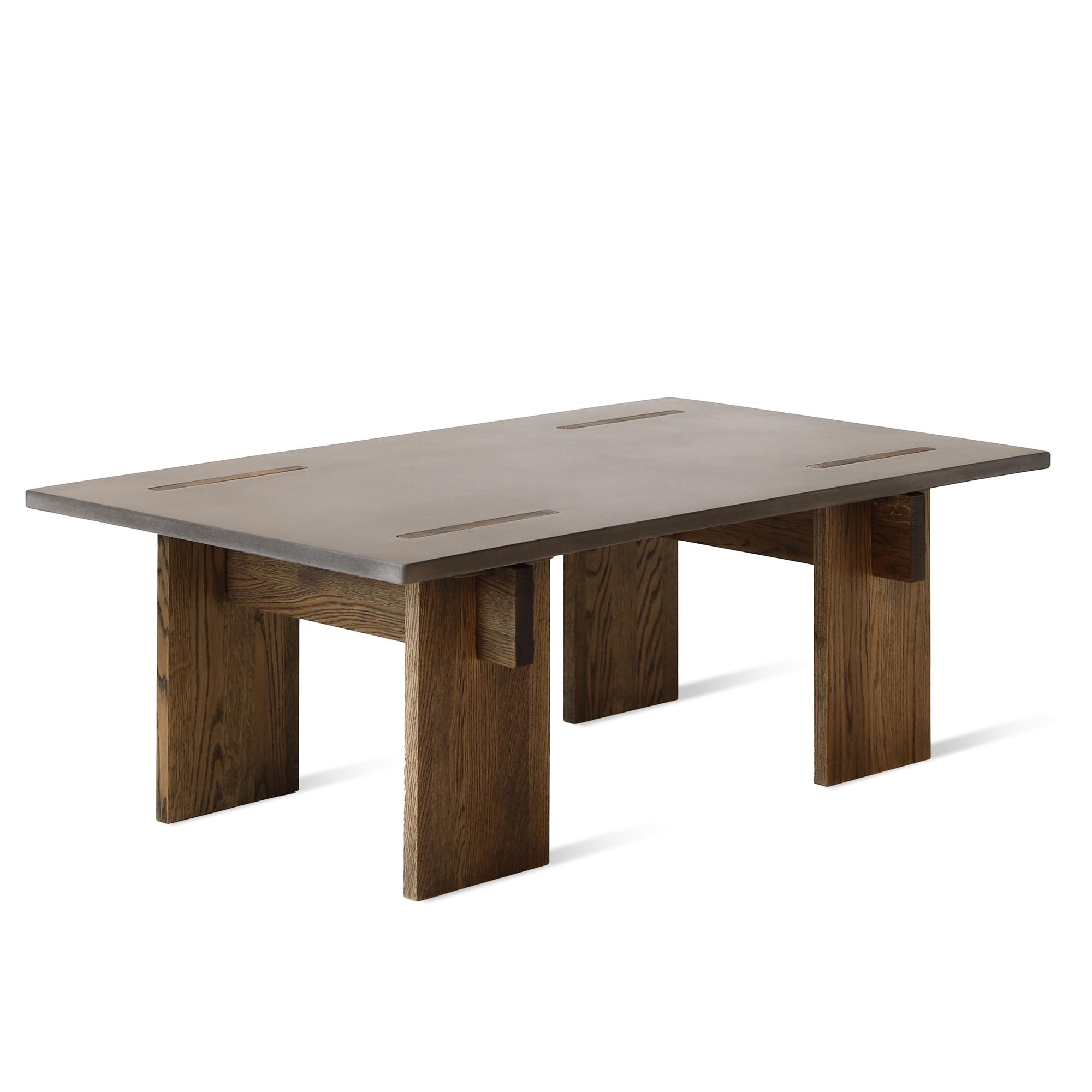 Eberhart Arnold Sofabord Mørk Beton Mørk Egetræ- Limited Edition