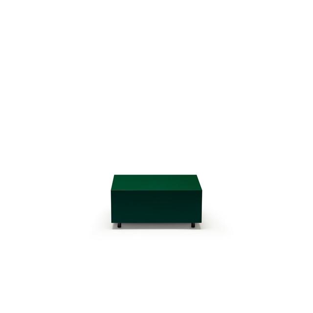 Established   Sons Bloc Sofabord Med Skuffe L64 Bright Bottle Green Pine Green Signal Green