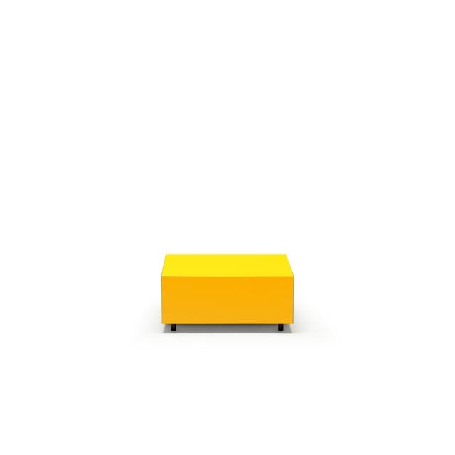 Established Sons Bloc Sofabord Med Skuffe L64 Bright Zinz Yeloow Signal Yellow Pale Grey