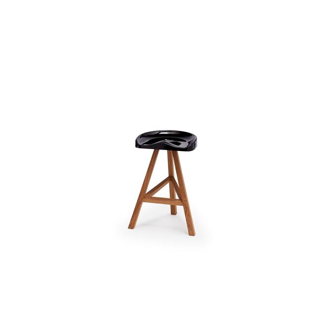 Establihed   Sons Heidi Spisebordsstol H65 Glossy Black Ask