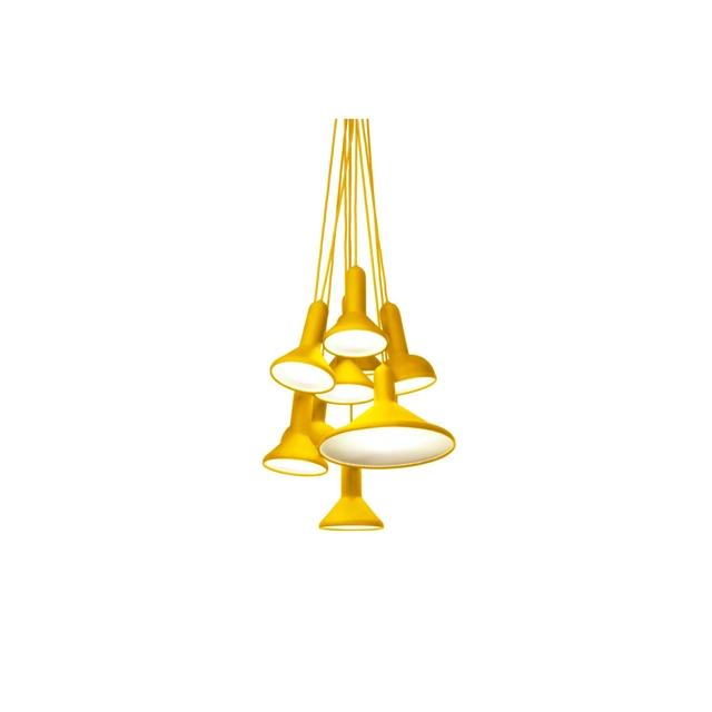 Established   Sons Torch Light Bunch S10 Pendel H180 Gul