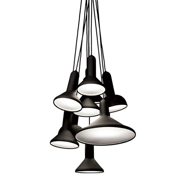 Established   Sons Torch S10 Pendel Sort Med Sort Ledning 10 Styk