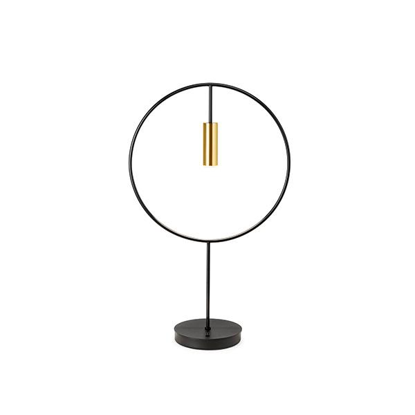Estiluz Revolta Bordlampe Guld   Sort