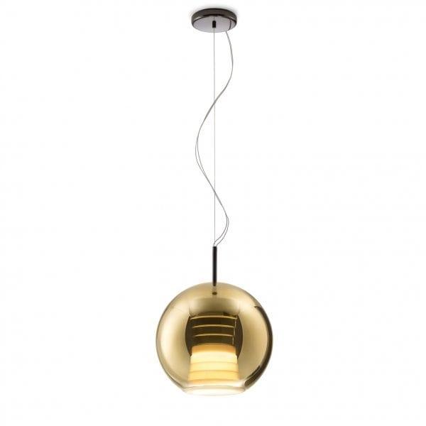 Fabbian Beluga Royal D57 Pendel Mellem Guld