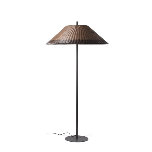 Faro Saigon Out 2m W100 Gulvlampe Grå Brun