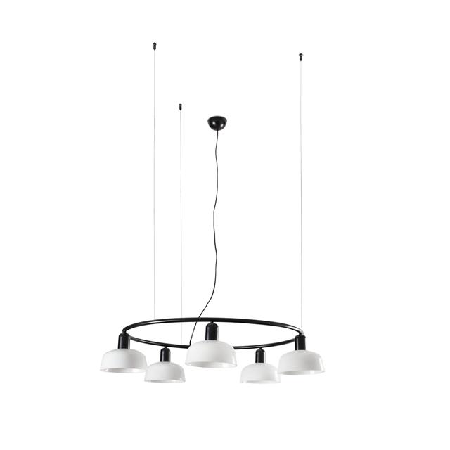 Faro Tatawin Circular Pendel Lille Hvid
