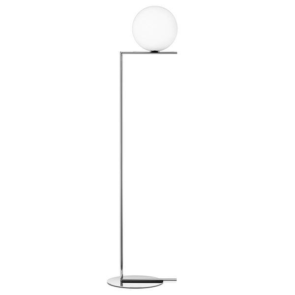 Flos Ic F2 Gulvlampe Krom