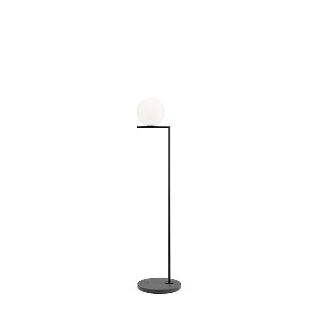 Flos Ic F1 Udendørs Gulvlampe Sort