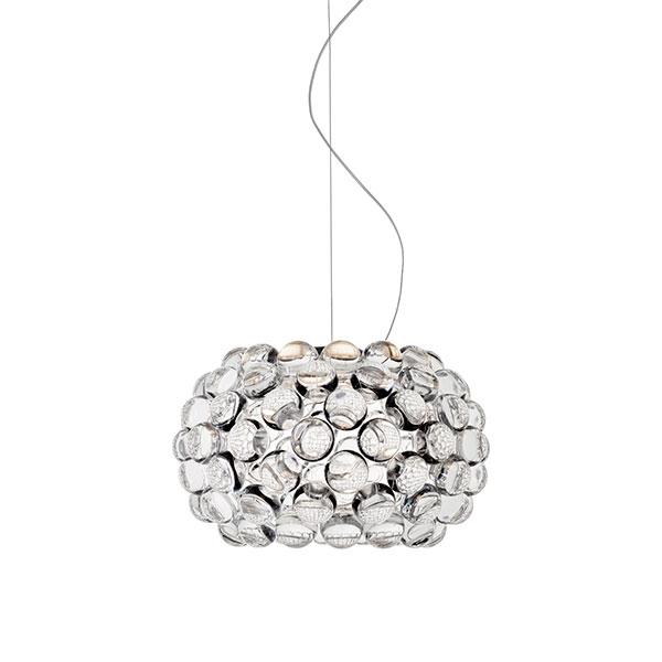 Foscarini Caboche Plus Pendel Piccola On Off Transparent