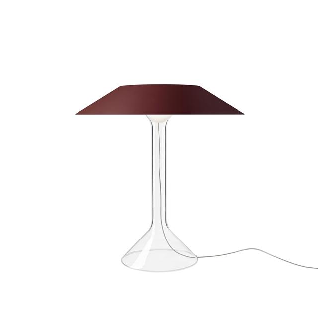 Foscarini Chapeaux   Bordlampe Mørke Rød