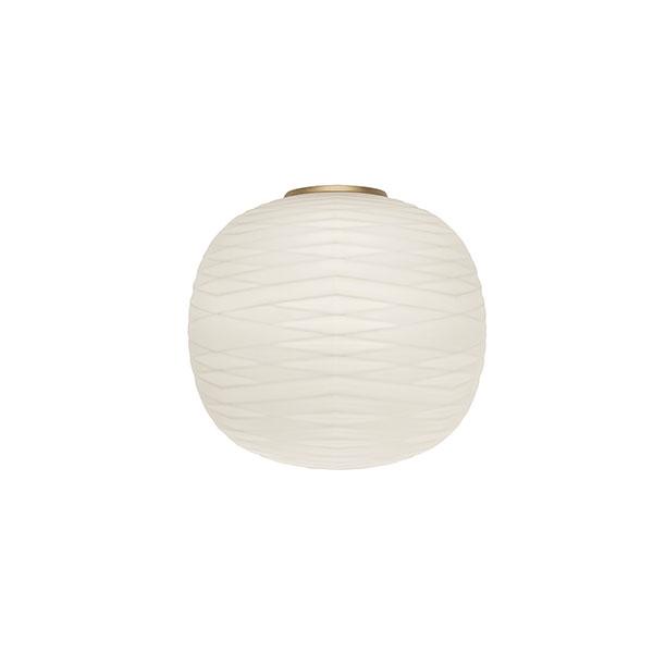 Foscarini Gem Semi Mylight Væglampe Guld  Hvid