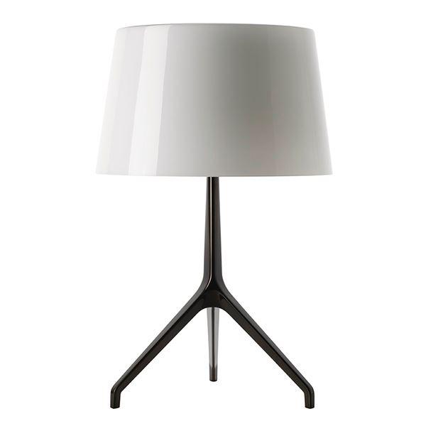 Foscarini Lumiere Xxl Bordlampe Hvid Sortforkromet