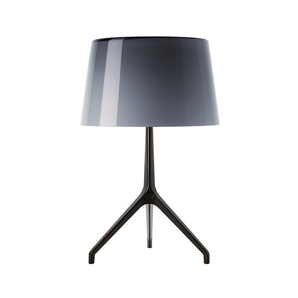 Foscarini Lumiere Xxs Bordlampe Grå Sortforkromet