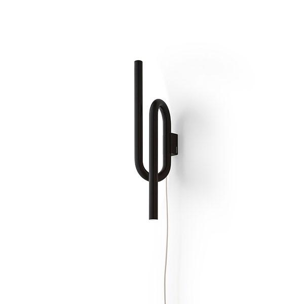 Foscarini Tobia Væglampe Sort Med Ledning
